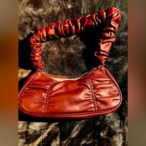 Wild Fable burgundy, small shoulder purse #AA007